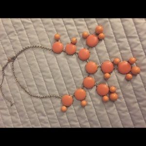 Bauble Necklace (coral/peach)